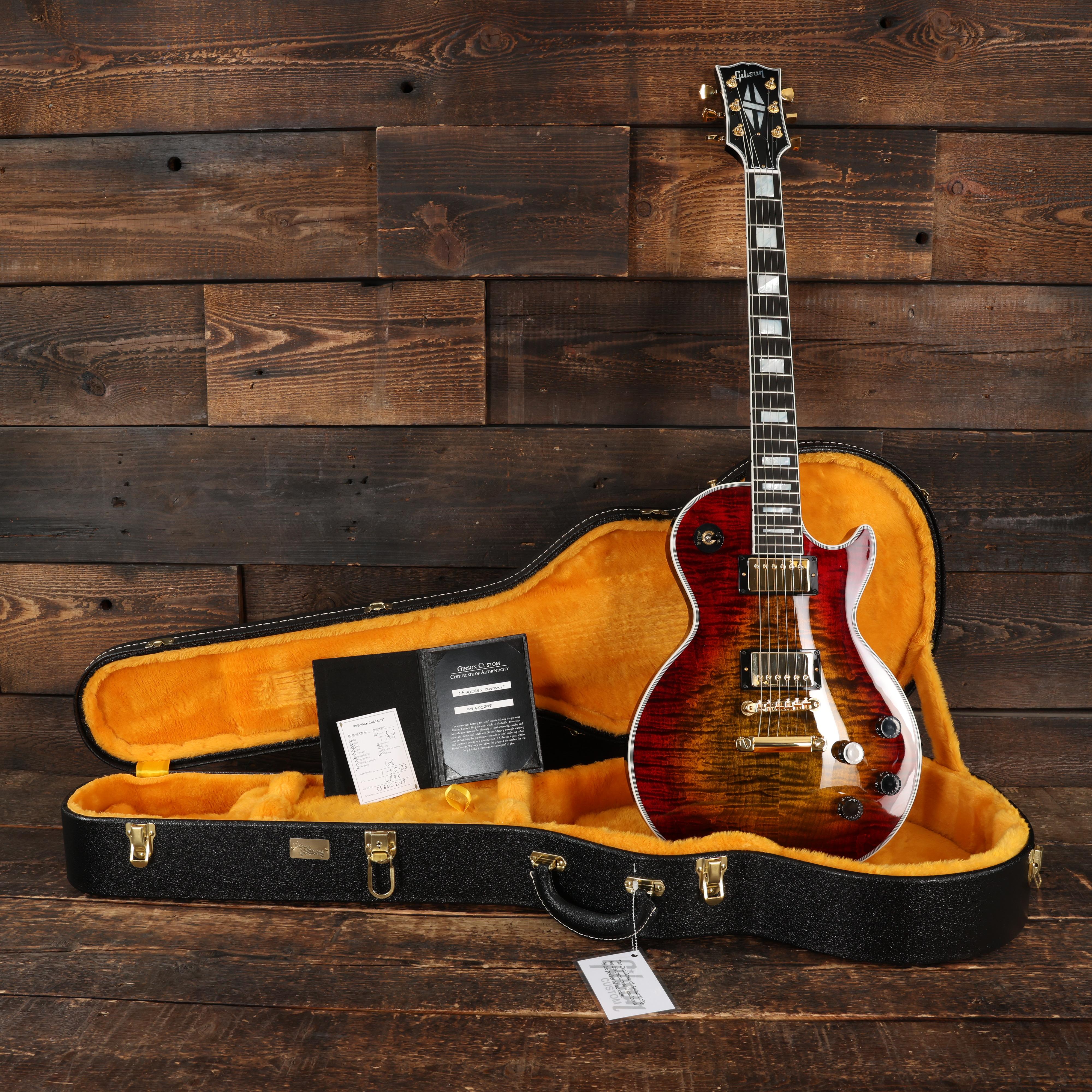 Gibson Custom Shop Les Paul Axcess Custom Figured in Bengal Burst